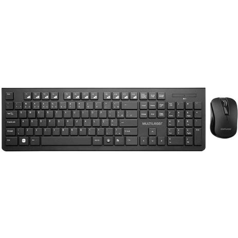 Kit Teclado e Mouse Wireless multimídia - TC212 - Multilaser Menor preço em Kit Teclado e Mouse Wireless multimídia - TC212 - Multilaser