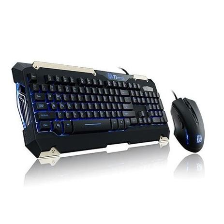 Kit Teclado Mouse Gamer TT SPORTS Commander Combo KB-CMC-PLBLPB-01 - Thermaltake Menor preço em Kit Teclado Mouse Gamer TT SPORTS Commander Combo KB-CMC-PLBLPB-01 - Thermaltake