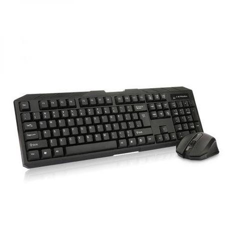 Kit Teclado + Mouse Wireless Combos 2.4Ghz Zk-820 Menor preço em Kit Teclado + Mouse Wireless Combos 2.4Ghz Zk-820
