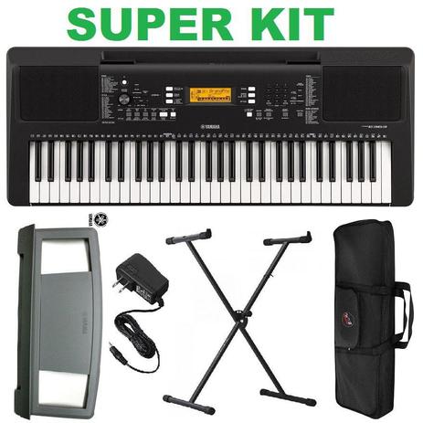 Kit Teclado Psr e363 Yamaha c/ Fonte Bi Volt + Suporte teclado X + Bolsa Protetora é boa?