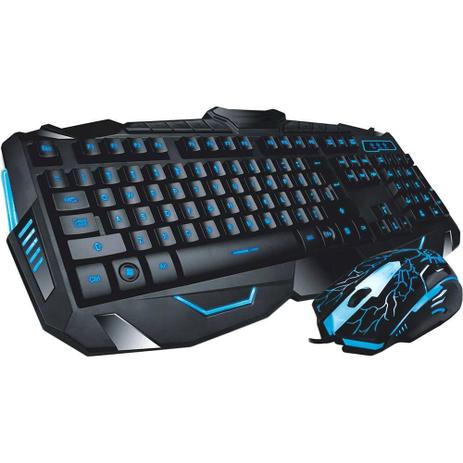 Kit Teclado Semi Mecânico + Mouse Gamer Led Profissional Rgb USB V-100 - B max Menor preço em Kit Teclado Semi Mecânico + Mouse Gamer Led Profissional Rgb USB V-100 - B max