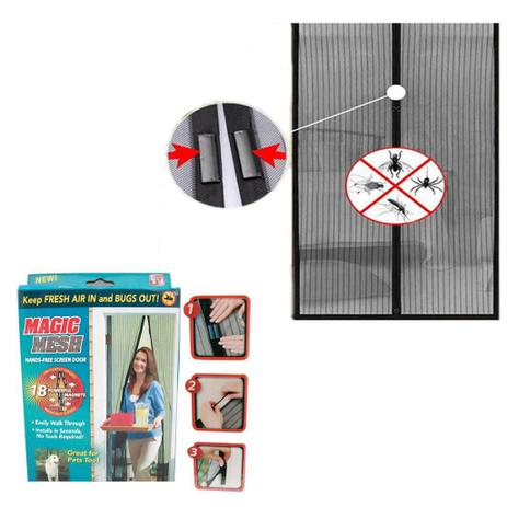 Kit Tela Anti Mosquito 2 Unidade Insetos Protetora Mosca Cortina (MOSQ-1) - Ab Midia Menor preço em Kit Tela Anti Mosquito 2 Unidade Insetos Protetora Mosca Cortina (MOSQ-1) - Ab Midia