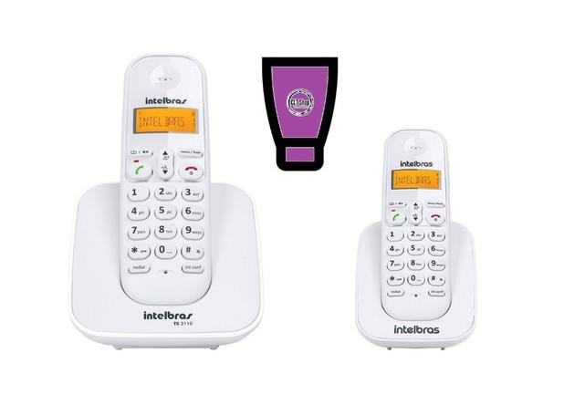 Kit Telefone sem fio Com Ramal Loja Escritorio Consultorio - Intelbras Menor preço em Kit Telefone sem fio Com Ramal Loja Escritorio Consultorio - Intelbras