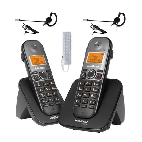 Kit Telefone sem fio ramal TS 5122 Bateria de alta duração - Intelbras Menor preço em Kit Telefone sem fio ramal TS 5122 Bateria de alta duração - Intelbras