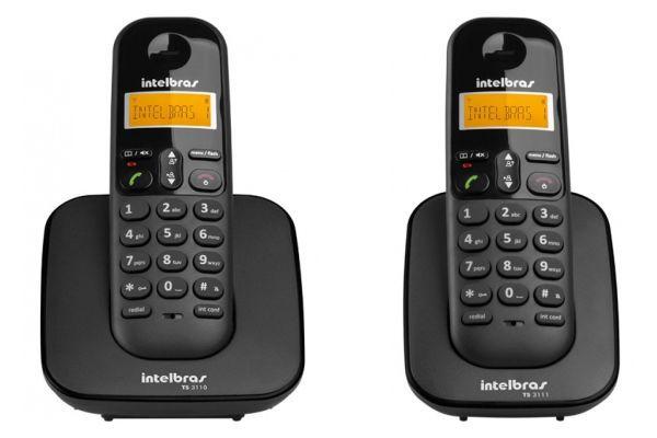 Kit Telefone Sem Fio Ts 3110 + 1 Ramal Ts 3111 Intelbras Menor preço em Kit Telefone Sem Fio Ts 3110 + 1 Ramal Ts 3111 Intelbras
