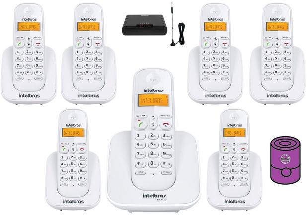 Kit Telefone sem fio TS 3110 Com 6 Ramal e Interface celular - Intelbras é boa?
