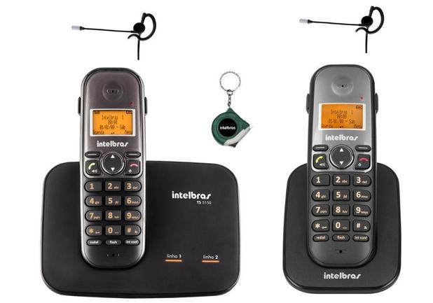 Kit Telefone sem fio TS 5150 Ramal Bina e Headset Intelbras é boa?