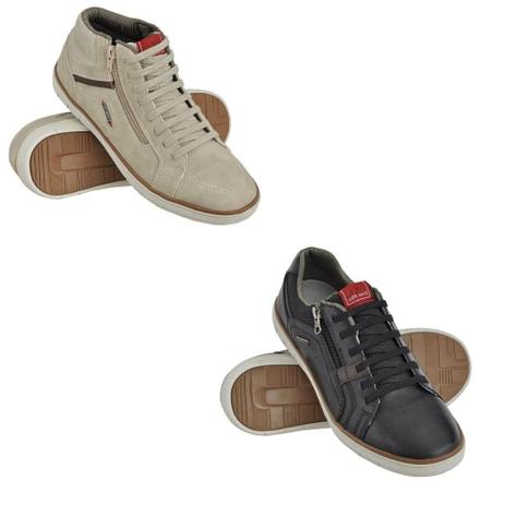 Kit Tênis Cano Médio e Sapatênis Masculino Casual Conforto - EuroFlex - Sapatênis  Masculino - Magazine Luiza