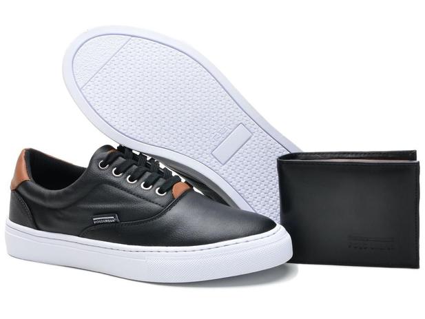 tenis masculino casual couro