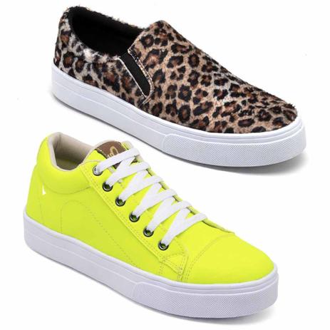tenis neon feminino