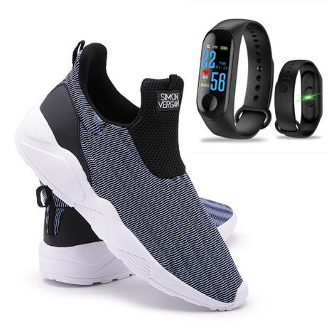 tenis confortavel para longas caminhada masculino