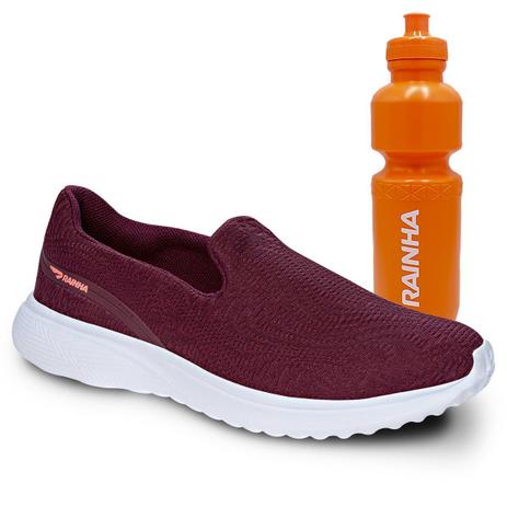Kit Tênis Rainha Feminino Slip On Dream II + Garrafa Rainha - Slipper / Slip  On Feminino - Magazine Luiza