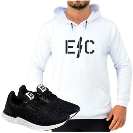 moletom masculino preto e branco