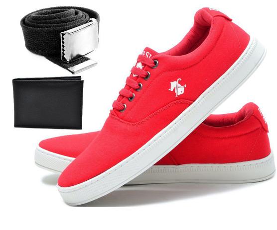 tenis polo vermelho masculino