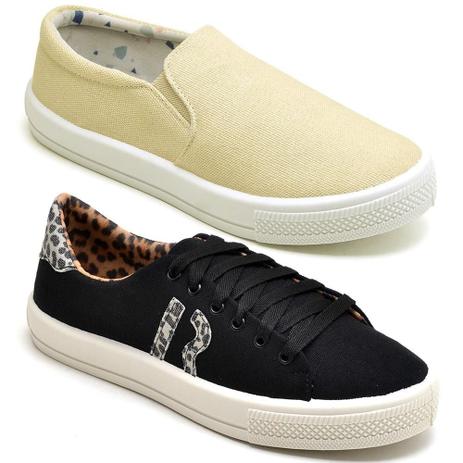 calçados slip on feminino