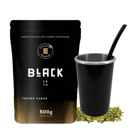 Kit Tereré 1 Copo Cuia E Bomba Coloridas Preto 1 Erva Black 500g Sabores - Shopfc Menor preço em Kit Tereré 1 Copo Cuia E Bomba Coloridas Preto 1 Erva Black 500g Sabores - Shopfc