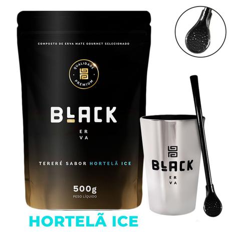 Kit Tereré Black Erva 1 Cuia Cromada 1 Bomba Preta 1 Erva 500g Sabores Menor preço em Kit Tereré Black Erva 1 Cuia Cromada 1 Bomba Preta 1 Erva 500g Sabores