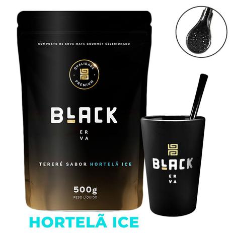 Kit Tereré Black Erva 1 Cuia e Bomba Pretas 1 Erva Sabores 500g Menor preço em Kit Tereré Black Erva 1 Cuia e Bomba Pretas 1 Erva Sabores 500g