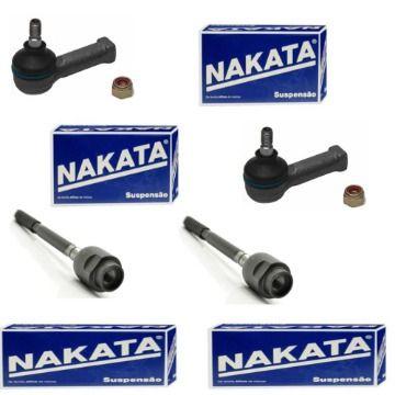 Kit Terminal Direcao Barra Axial Celta Corsa Classic Pickup Prisma - Nakata - Direcao Mecanica Menor preço em Kit Terminal Direcao Barra Axial Celta Corsa Classic Pickup Prisma - Nakata - Direcao Mecanica