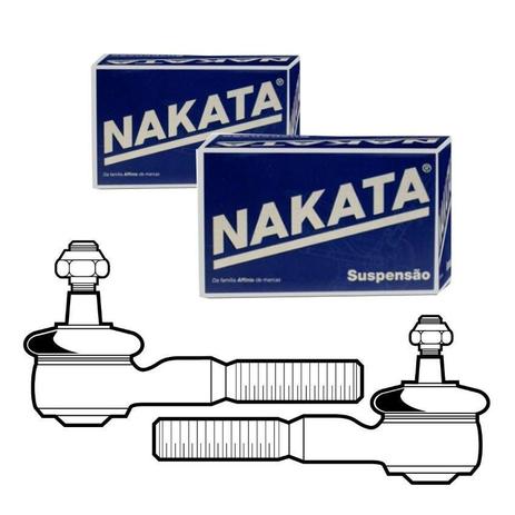 Kit terminal direção direito esquerdo opala 1968 a 1987 / caravan 1985 a 1987 - kit00009 - Nakata Menor preço em Kit terminal direção direito esquerdo opala 1968 a 1987 / caravan 1985 a 1987 - kit00009 - Nakata