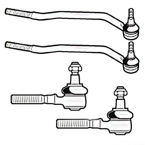 Kit terminal direção par inferior + par superior - omega 1983 a 1998 - kit00050 - Nakata Menor preço em Kit terminal direção par inferior + par superior - omega 1983 a 1998 - kit00050 - Nakata