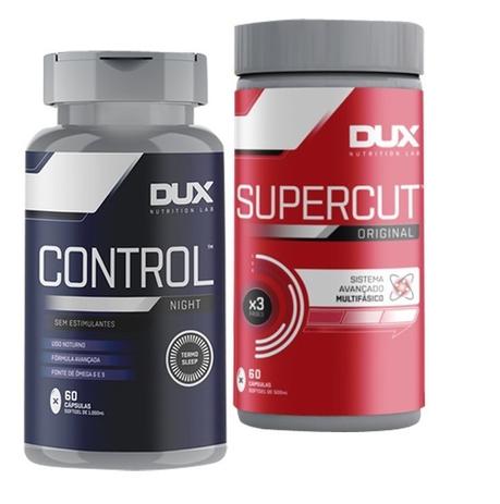 Kit Termogenico Supercut + Emagrecedor Control Night - Dux Menor preço em Kit Termogenico Supercut + Emagrecedor Control Night - Dux