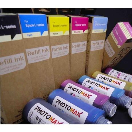 KIT Tinta Corante PRISM PhotoMax Inkjet para Epson L-series Dye 100 ml Fabricado na Coreia 04 Cores 4x100ml - Shopvirtua3000 original Menor preço em KIT Tinta Corante PRISM PhotoMax Inkjet para Epson L-series Dye 100 ml Fabricado na Coreia 04 Cores 4x100ml - Shopvirtua3000 original