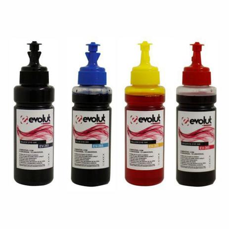 Kit Tinta Epson Corante Universal - Compatível - 100ml Menor preço em Kit Tinta Epson Corante Universal - Compatível - 100ml