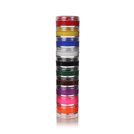 Kit Tinta Facial Cremosa 10 cores - Color make Menor preço em Kit Tinta Facial Cremosa 10 cores - Color make