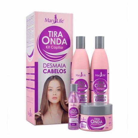 Kit Tira Onda Desmaia Cabelo Mary Life 4 Produtos - Bio Instinto Menor preço em Kit Tira Onda Desmaia Cabelo Mary Life 4 Produtos - Bio Instinto
