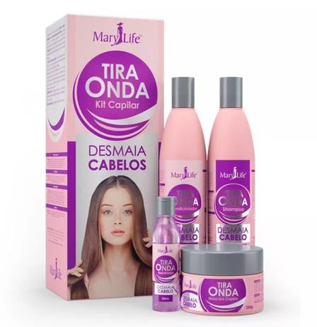Kit Tira Onda Desmaia Cabelo Mary Life Menor preço em Kit Tira Onda Desmaia Cabelo Mary Life