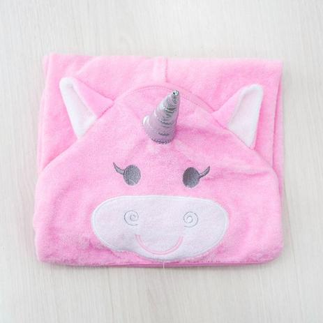 Kit Toalha de Banho + 3 toalhinhas de boca Unicornio - Zip Menor preço em Kit Toalha de Banho + 3 toalhinhas de boca Unicornio - Zip