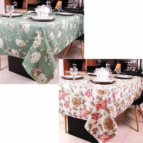 Kit Toalhas de Mesa Cook Impermeável 02 Peças Quadrada 140cm x 140cm - Cor 03/06 - Paulo cezar enxovais Menor preço em Kit Toalhas de Mesa Cook Impermeável 02 Peças Quadrada 140cm x 140cm - Cor 03/06 - Paulo cezar enxovais