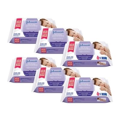 Kit Toalhas Umedecidas Johnsons Baby Hora do Sono 6 pacotes com 96 unidades cada - Johnsons baby Menor preço em Kit Toalhas Umedecidas Johnsons Baby Hora do Sono 6 pacotes com 96 unidades cada - Johnsons baby