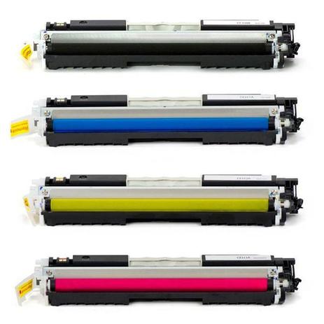 Kit Toner HP 126A CE310A CE311A CE312A CE313A CP1020 CP1025 M175 M176 M177 M275 - Compatível Menor preço em Kit Toner HP 126A CE310A CE311A CE312A CE313A CP1020 CP1025 M175 M176 M177 M275 - Compatível