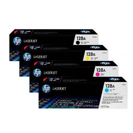 Kit Toner Hp Ce320a Ce321a Ce322a Ce323a 128a Menor preço em Kit Toner Hp Ce320a Ce321a Ce322a Ce323a 128a