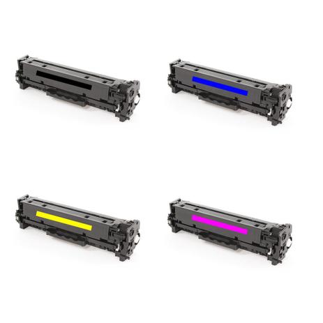 Kit Toner HP CF380A 381 382 383 Comp. Chinamate 4 cores Menor preço em Kit Toner HP CF380A 381 382 383 Comp. Chinamate 4 cores