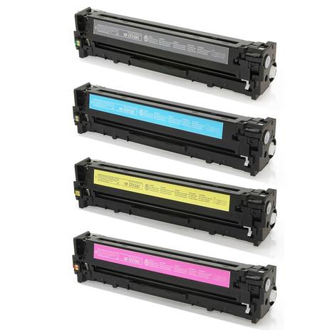Kit Toners Compatíveis HP CF210A, CF211A, CF212A e CF213A Preto, Ciano, Amarelo e Magenta. - Novasupri Menor preço em Kit Toners Compatíveis HP CF210A, CF211A, CF212A e CF213A Preto, Ciano, Amarelo e Magenta. - Novasupri