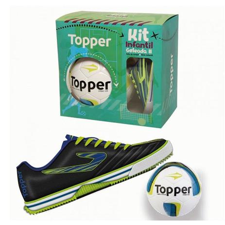 Kit Topper Futsal Goleada II Infantil Menor preço em Kit Topper Futsal Goleada II Infantil