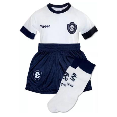 Kit Topper Remo II Camisa + Short + Meião Infantil Menor preço em Kit Topper Remo II Camisa + Short + Meião Infantil