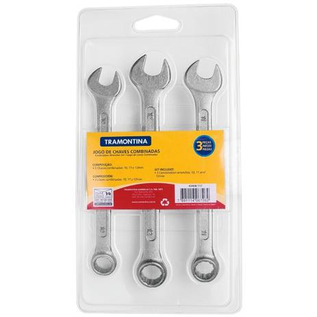 Kit Tramontina Chave Combinada Com 3 Peças Menor preço em Kit Tramontina Chave Combinada Com 3 Peças
