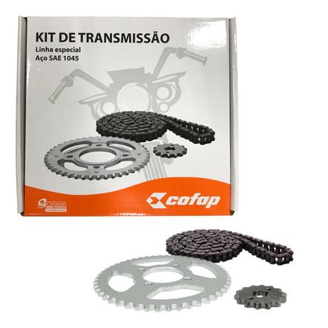 Kit Transmissão Completo Yamaha XTZ 125 2002/2008 - Cofap Menor preço em Kit Transmissão Completo Yamaha XTZ 125 2002/2008 - Cofap
