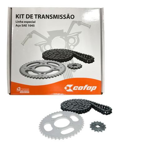 Kit Transmissão Completo Yamaha YBR 125 2000/2002 - Cofap Menor preço em Kit Transmissão Completo Yamaha YBR 125 2000/2002 - Cofap
