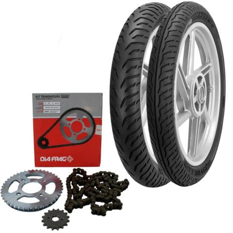 Kit Transmissão + Kit Pneu Fazer 150 100/80-18 + 80/100-18 City Dragon Pirelli - Pirelli e dia-frag Menor preço em Kit Transmissão + Kit Pneu Fazer 150 100/80-18 + 80/100-18 City Dragon Pirelli - Pirelli e dia-frag