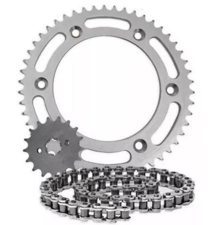 Kit Transmissão Relação Corrente Coroa Pinhão Yamaha Xtz 125 - Dannixx Menor preço em Kit Transmissão Relação Corrente Coroa Pinhão Yamaha Xtz 125 - Dannixx