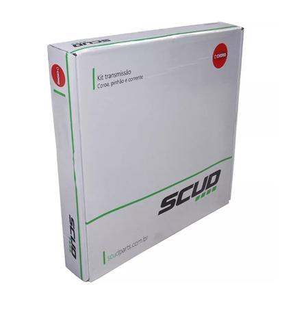 Kit Transmissao Relacao Factor Pinhao / 43 Coroa / 118 Corrente Oring Otima Qualidade Scud 10540010 Menor preço em Kit Transmissao Relacao Factor Pinhao / 43 Coroa / 118 Corrente Oring Otima Qualidade Scud 10540010