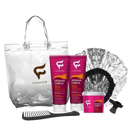 Kit Tratamento Capilar Desmaia Cabelo 6 Itens - Fashion Menor preço em Kit Tratamento Capilar Desmaia Cabelo 6 Itens - Fashion