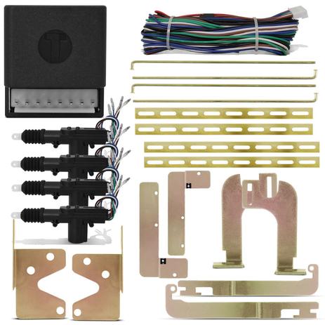 Kit Trava Elétrica Fiesta Amazon 02 a 14 4P Dupla Serventia + Jogo Suportes - Tech one - luferma Menor preço em Kit Trava Elétrica Fiesta Amazon 02 a 14 4P Dupla Serventia + Jogo Suportes - Tech one - luferma