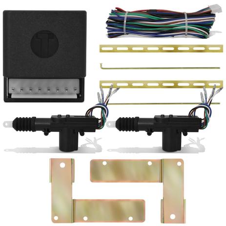 Kit Trava Elétrica Gol Saveiro G5 G6 10 a 16 2P Dupla Serventia + Jogo Suportes Aço - Tech one - luferma é boa?