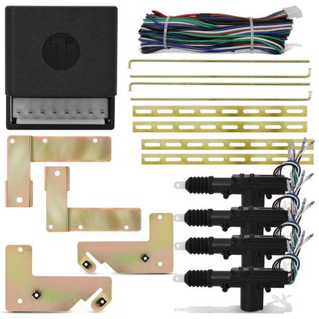 Kit Trava Elétrica Gol Voyage G5 G6 09 a 15 4P Dupla Serventia + Jogo Suportes - Tech one - luferma Menor preço em Kit Trava Elétrica Gol Voyage G5 G6 09 a 15 4P Dupla Serventia + Jogo Suportes - Tech one - luferma